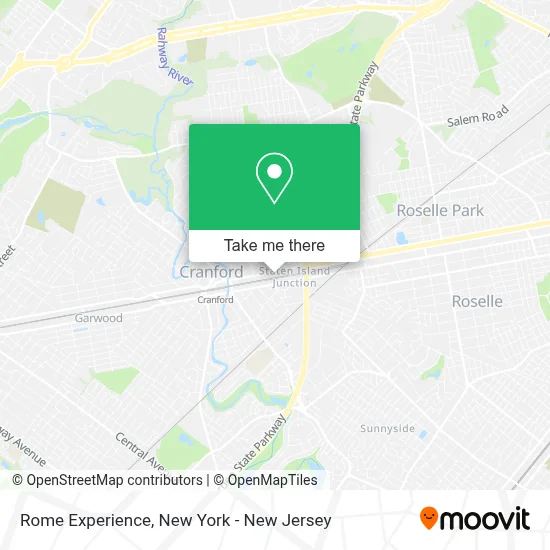 Roma Experience map