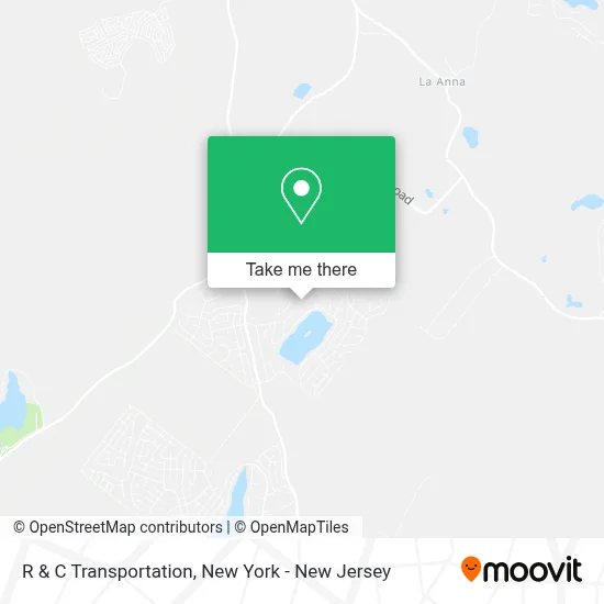 R & C Transportation map