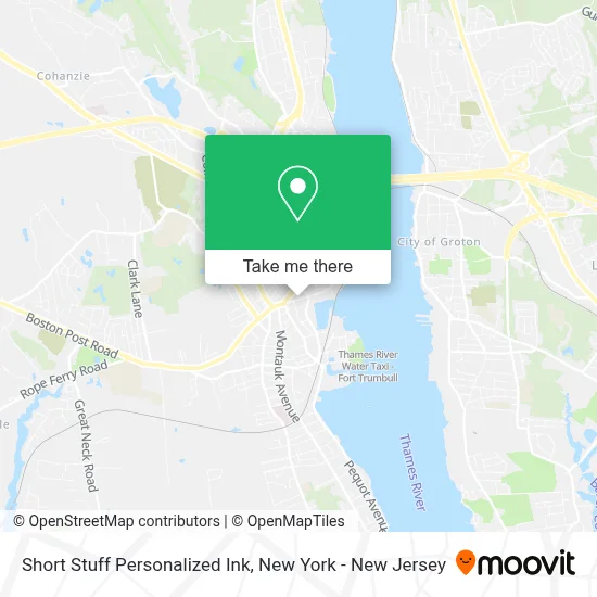 Short Stuff Personalized Ink map