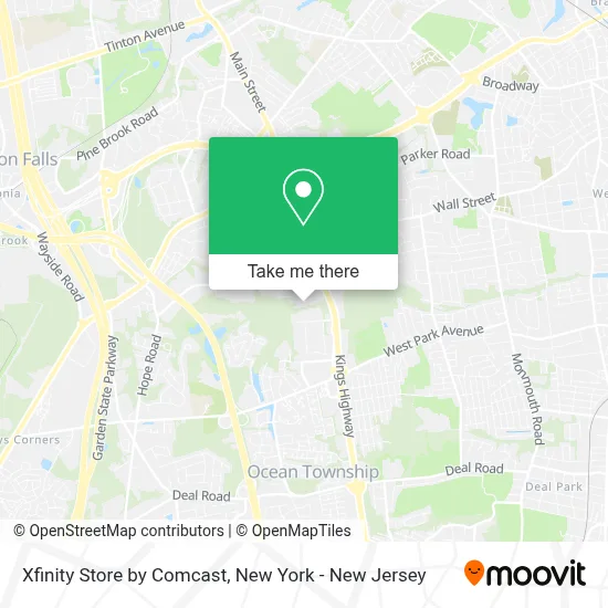 Xfinity Store by Comcast map