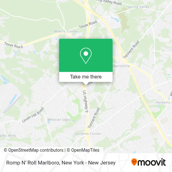 Romp N' Roll Marlboro map