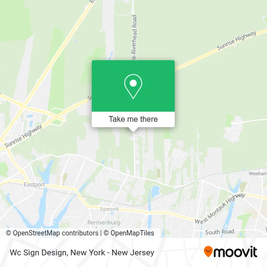 Wc Sign Design map