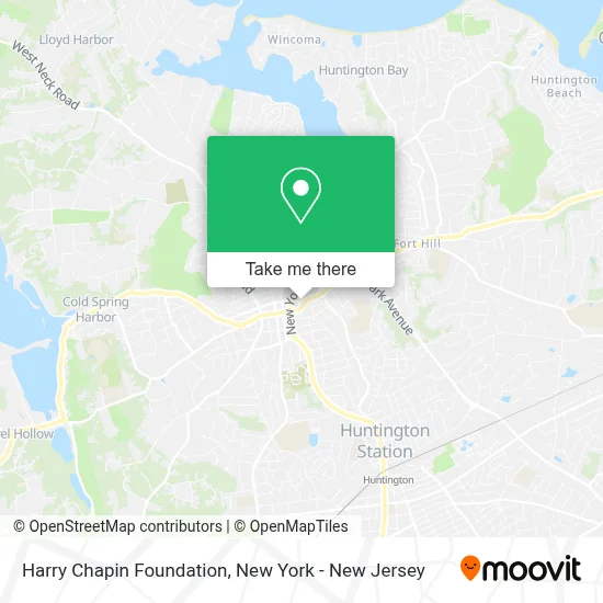 Harry Chapin Foundation map