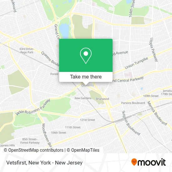 Vetsfirst map