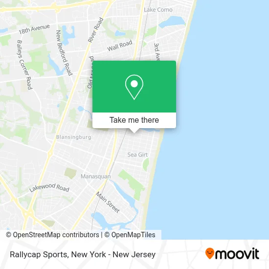 Rallycap Sports map