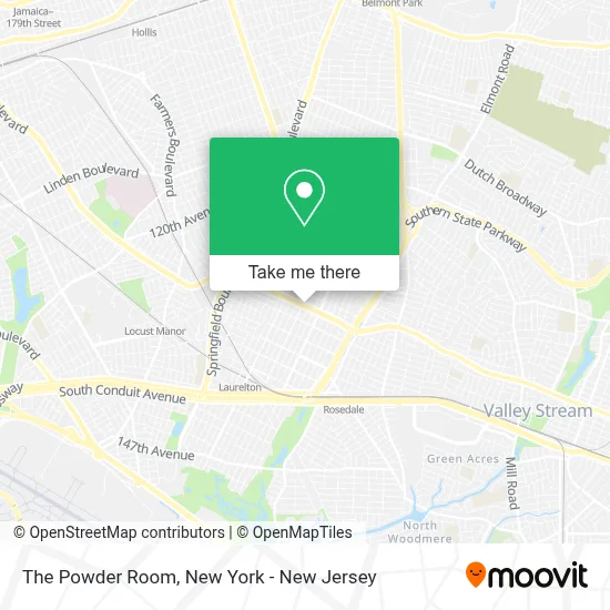 The Powder Room map