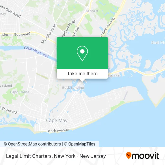 Legal Limit Charters map