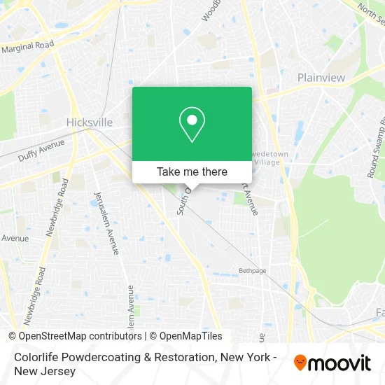 Colorlife Powdercoating & Restoration map