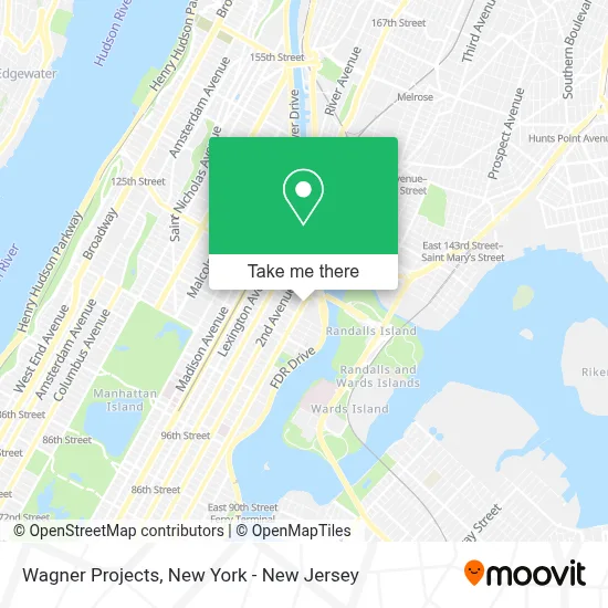 Wagner Projects map