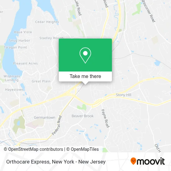 Orthocare Express map