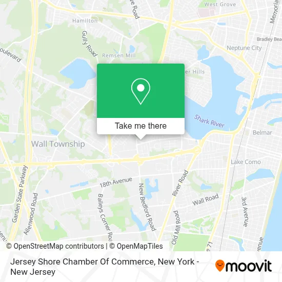 Jersey Shore Chamber Of Commerce map