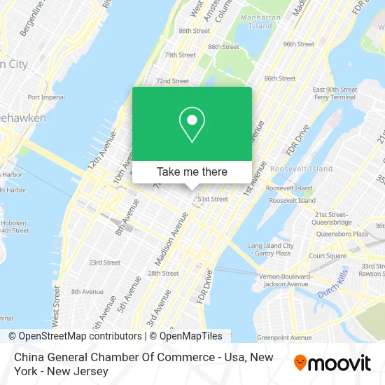 China General Chamber Of Commerce - Usa map