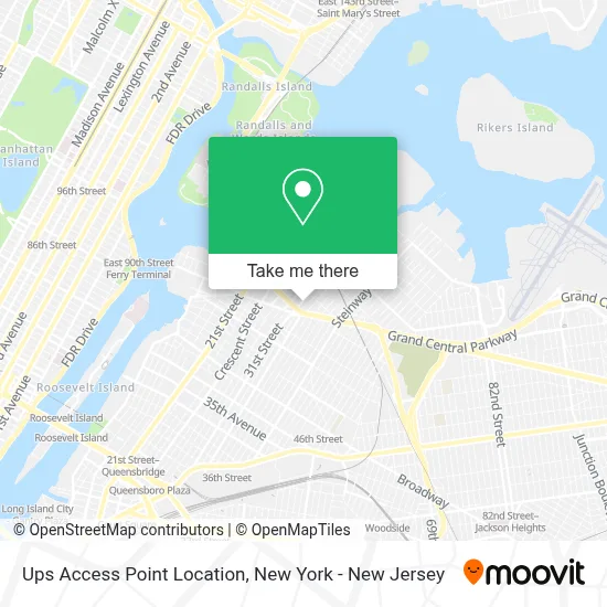 Ups Access Point Location map