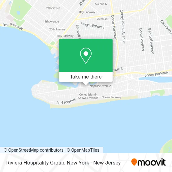 Riviera Hospitality Group map