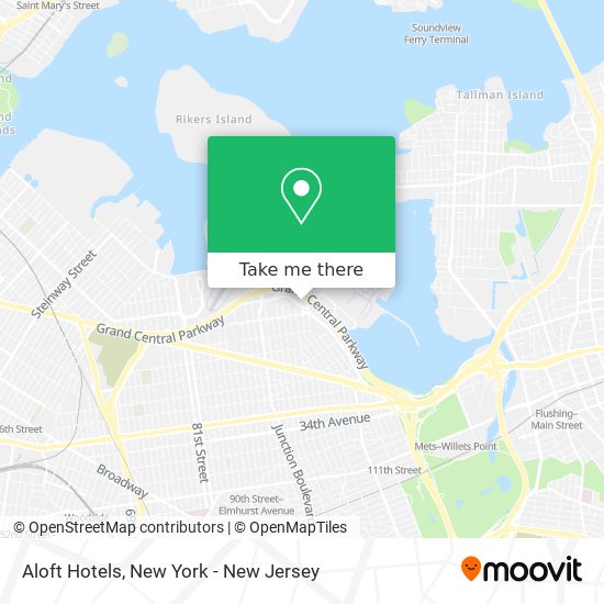 Aloft Hotels map