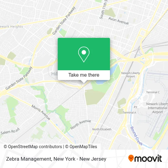 Zebra Management map