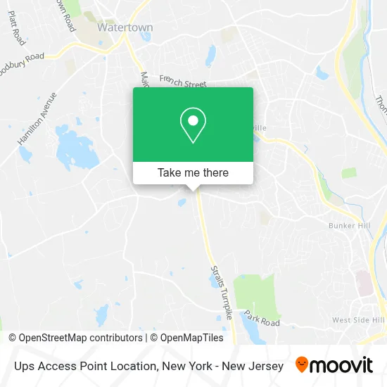 Ups Access Point Location map