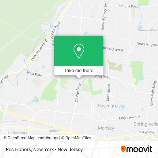 Rcc Honors map