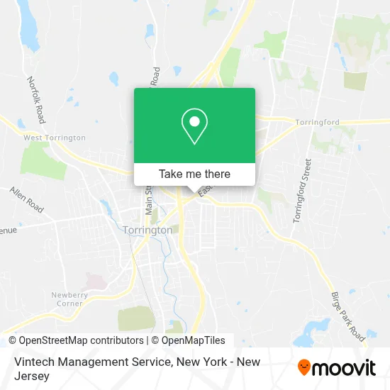 Vintech Management Service map