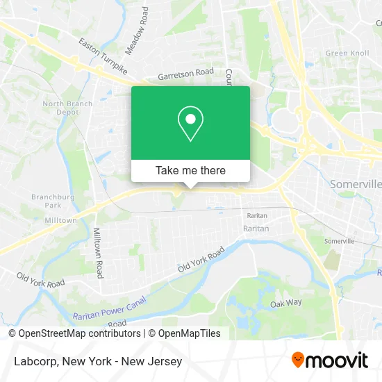 Labcorp map