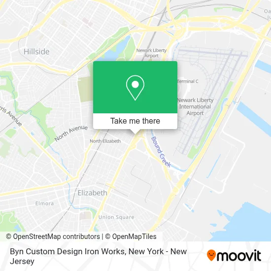 Byn Custom Design Iron Works map