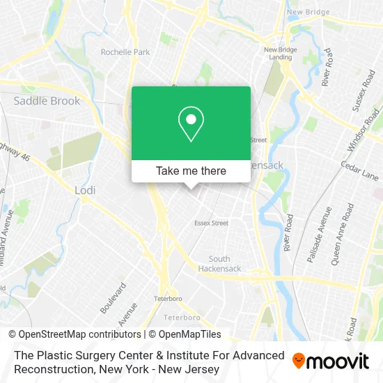 The Plastic Surgery Center & Institute For Advanced Reconstruction map