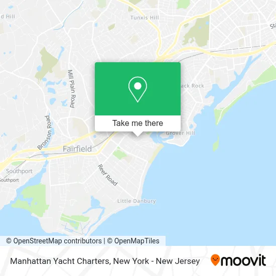 Manhattan Yacht Charters map