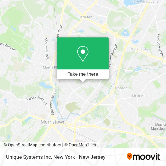 Unique Systems Inc map