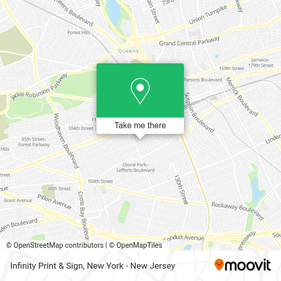 Infinity Print & Sign map