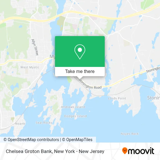 Chelsea Groton Bank map
