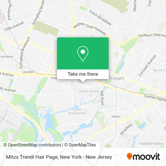 Mitzs Trendi Hair Page map