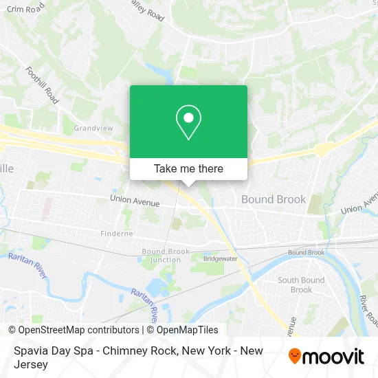 Spavia Day Spa - Chimney Rock map