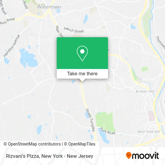 Rizvani's Pizza map