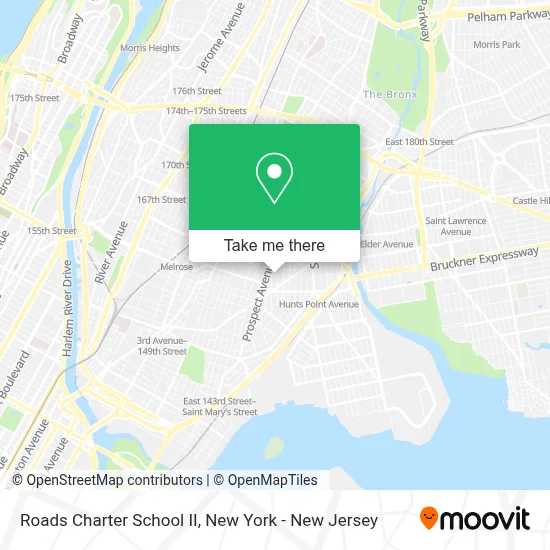 Roads Charter School II map