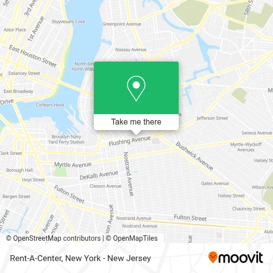 Rent-A-Center map