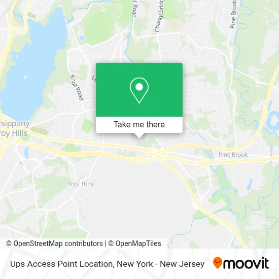 Ups Access Point Location map
