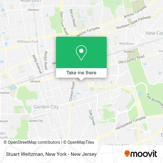 Stuart Weitzman map