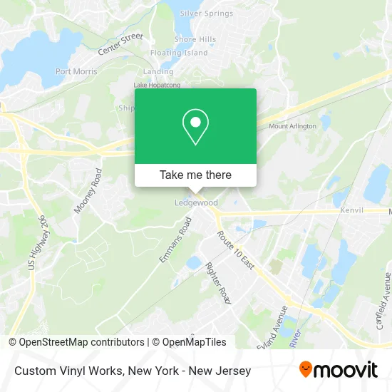 Custom Vinyl Works map