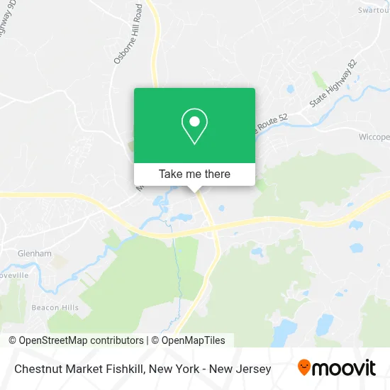 Chestnut Market Fishkill map