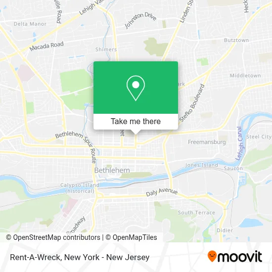 Rent-A-Wreck map