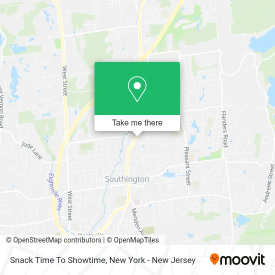 Snack Time To Showtime map