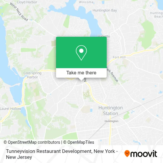 Tunneyvision Restaurant Development map