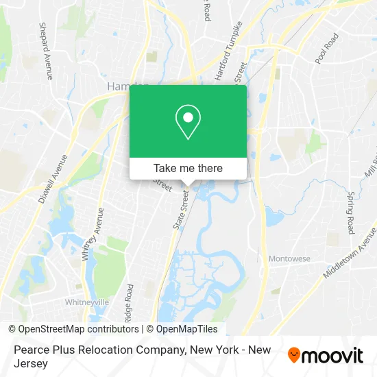 Pearce Plus Relocation Company map