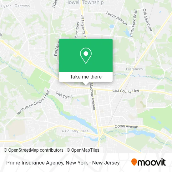 Prime Insurance Agency map