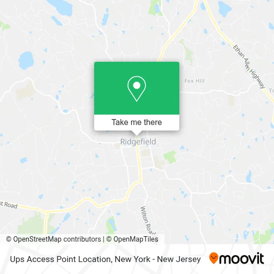 Ups Access Point Location map