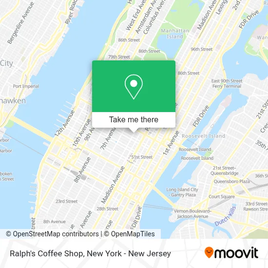 Ralph's Coffee Shop map