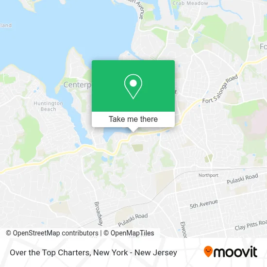 Mapa de Over the Top Charters