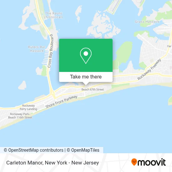 Carleton Manor map