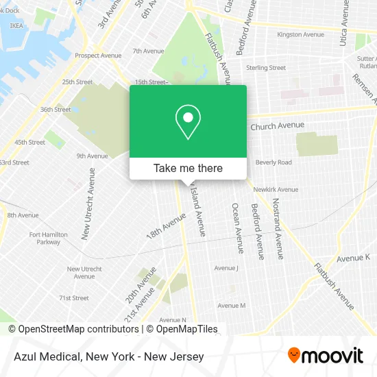 Azul Medical map