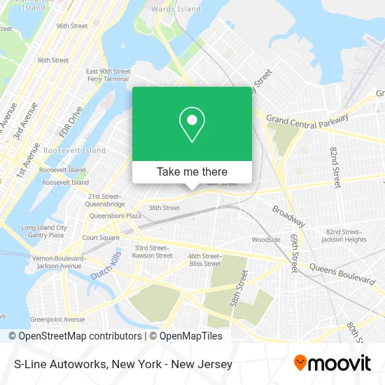 S-Line Autoworks map